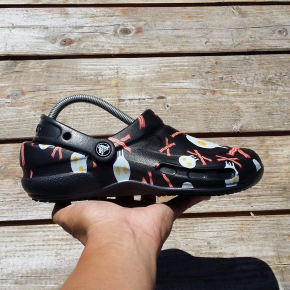 eggs and bacon crocs